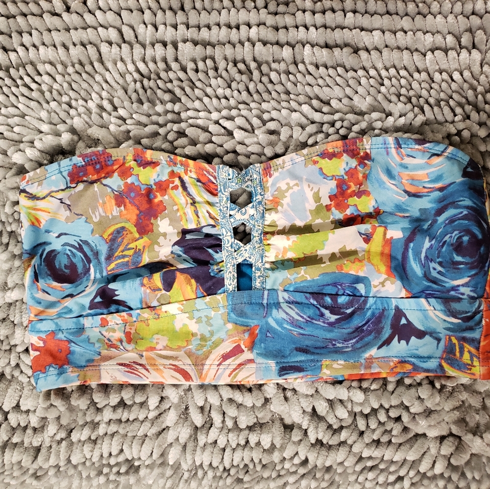 Lucky Brand Bandeau Bikini Top